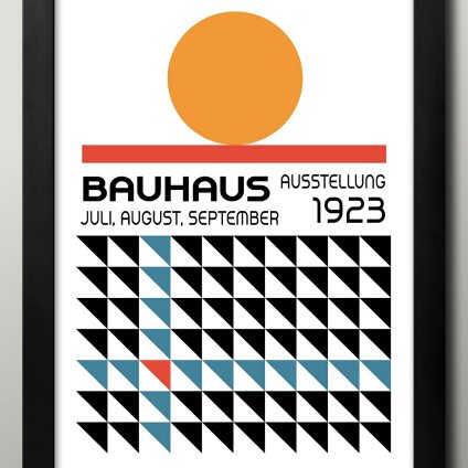 日本製 バウハウス BAUHAUS ミッドセンチュリー A3 サイズ ポスター アート おしゃれ 絵画 インテリア 北欧 イラスト マット紙 艶消し アートパネル 額 フレーム デザイン 壁掛け ギフト 新築祝い ディスプレイ  速達 送料無料