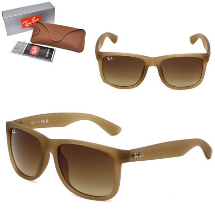 Ray-Ban レイバン サングラス 0RB4165F 681413 55 JUSTIN ジャスティン ローブリッジフィット ユニセックス RUBBER BEIGE BROWN