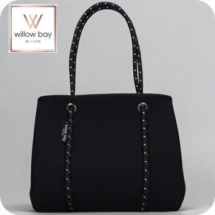 ウィローベイ トートバッグ レディース ブランド WILLOWBAY デイドリーマーウィズジップクロージャーミニ マザーズバッグ  BLACK