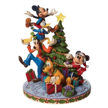 ファブファイブ クリスマスツリー デコレーション 20.9cm クリスマス | ディズニー トラディションズ ジムショア グッズ フィギュア 人形 置物 彫刻 Jim Shore 正規輸入品