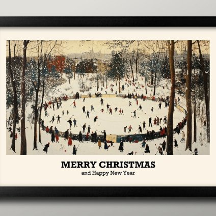 日本製 メリー クリスマス Xmas Christmas サンタクロース ビンテージイラスト A3 サイズ ポスター アート おしゃれ 絵画 インテリア 北欧 イラスト マット紙 艶消し アートパネル 額 フレーム デザイン 壁掛け ギフト 新築祝い ディスプレイ  速達 送料無料