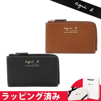 アニエスベー カードケース ウィメンズ 牛革 ミニマル ギフト agnesb.VOYAGE ボヤージュ