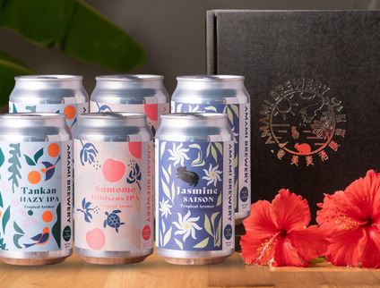 トロピカルAROMAシリーズ3種6本(たんかんヘイジーIPA/すももハイビスカスIPA/ジャスミンセゾン)+化粧箱 ビール飲み比べセット