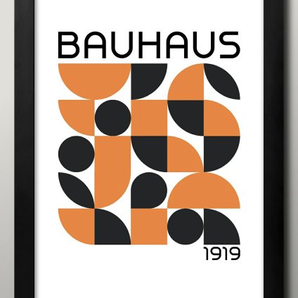 日本製 バウハウス BAUHAUS ミッドセンチュリー A3 サイズ ポスター アート おしゃれ 絵画 インテリア 北欧 イラスト マット紙 艶消し アートパネル 額 フレーム デザイン 壁掛け ギフト 新築祝い ディスプレイ  速達 送料無料