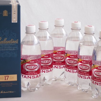 家飲みを、バーカウンターへ ハイボールウイスキー7本セット(ウィルキンソン炭酸 バランタイン17年40度(スコットランド)) 500ml×6本 700ml×1本