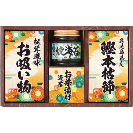 雅和膳 [26-7610-026] 6451-20 詰合せ 和食 ギフト 焼きのり佃煮 鰹本枯節 お吸い物 お茶漬け海苔 ご飯のお供 惣菜 和食セット お中元 お歳暮 内祝い 出産内祝い 結婚内祝い お返し プレゼント 贈り物