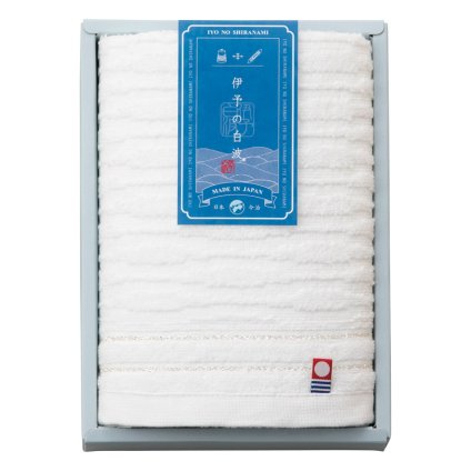 伊予の白波 フェイスタオル  ／タオル 日用品・ヘルスケア お中元 御中元 ギフト 暑中 残暑 お盆 初盆 新盆 お供 御供 ギフト 2026 送料無料 ギフト プレゼント プチギフト 内祝い 快気祝い 出産祝い 結婚祝い 引出物 新築祝い お返し