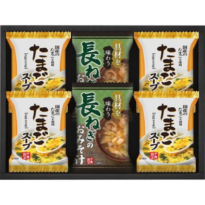 フリーズドライ おみそ汁 たまごスープ (6食) [26-0471-047] HDN-152 味噌汁 スープ 詰め合わせ セット フリーズドライ インスタント 簡単 調理 常温 保存 非常食 防災 ギフト 内祝い
