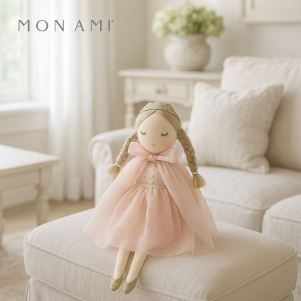 マデリーン プリンセスドール 20cm | モナミ ぬいぐるみ 雑貨 アート デザイン かわいい ファーストトイ ギフト プレゼント Mon Ami 正規輸入品