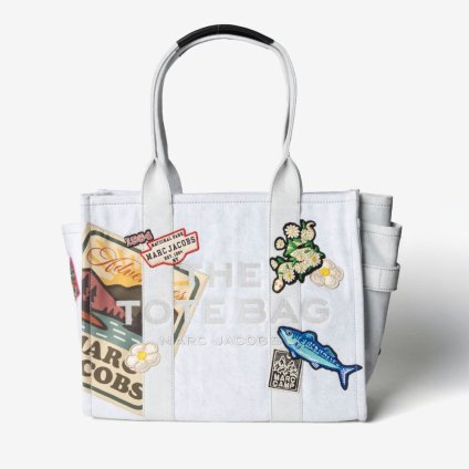 マークジェイコブス MARC JACOBS THE CAMP PATCHWORK DENIM LARGE TOTE BAG ザ キャンプ パッチワーク デニム ラージ トート バッグ 2P6HTT007H02 レディース バッグ