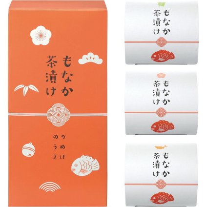 ちきり もなか茶漬け 3個 [26-0417-018] 7783 鯛型もなか のり茶漬け さけ茶漬け うめ茶漬け モチモチ食感 お中元 お歳暮 内祝い ギフト