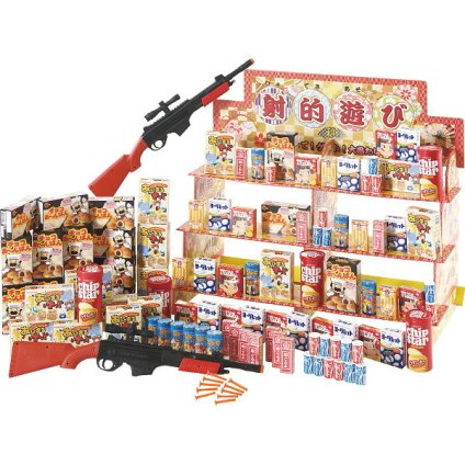 ノーブランド お菓子射的チャレンジ100 [26-0549-011] ６９２３ イベント お祭り お菓子 詰め合わせ 射的 ゲーム 玩具 おもちゃ 子ども 景品 プレゼント ギフト 催事