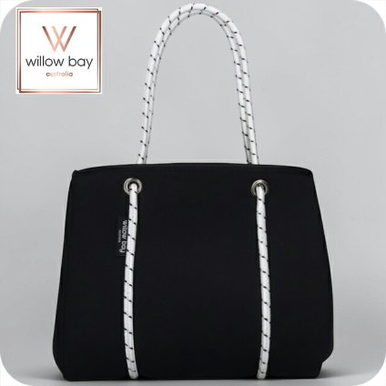 ウィローベイ トートバッグ レディース ブランド WILLOWBAY デイドリーマーウィズジップクロージャーミニ マザーズバッグ  BLACK