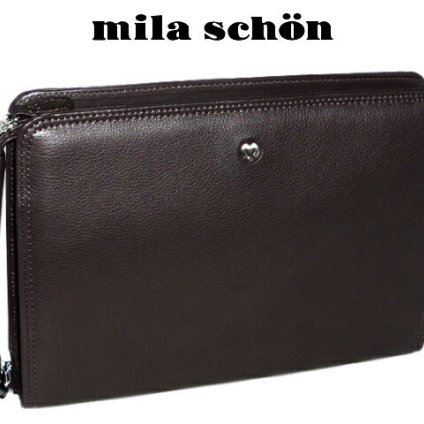正規品 メンズ レディース ミラショーン mila schon キップ クレスタ メンズポーチ 三角 193221 ikt02 旅行 ギフト