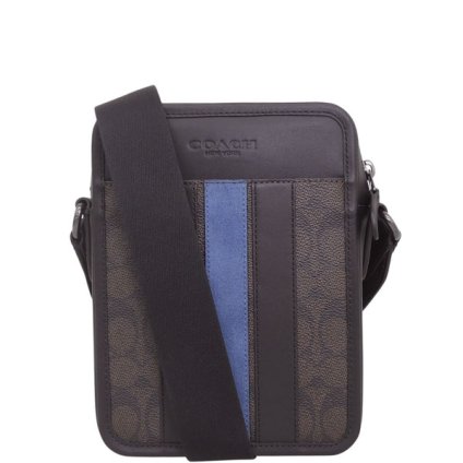 コーチ COACH ショルダーバッグ アウトレット PVC SULLIVAN XBODY SIG CDC55 QBWAN ウォルナットブラック