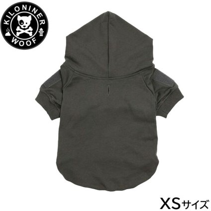 KILONINER キロナイナー ドッグウェア R6 Hoodie R6 フーディー XS Charcoal 犬服 ペットウェア