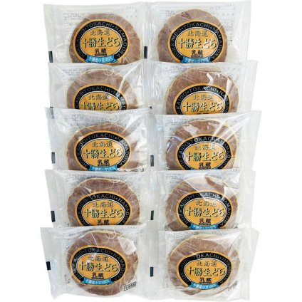 「乳蔵」十勝生どら10個 (440219) [お中元][お歳暮] ※送料無料(北海道・沖縄・離島への配送不可)