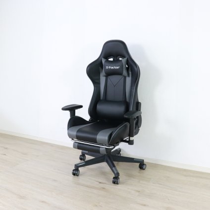 ゲーミングチェア 高さ調節 フットレスト付き グレー・ホワイト・オレンジ W70xD65xH123-133cm座面高44-54cm デスクチェア オフィスチェア パソコンチェア フットレスト グレイ ホワイト オレンジ おしゃれ 新生活