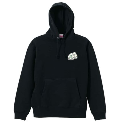 ラグビー パーカー プルオーバー メンズ レディース ジュニア 練習着 裏パイル おもしろ 名入れ スウェット おしゃれ キッズ 大きいサイズ 文字入れ無料 「ラグビーボール in おにぎり」 アートワークスコウベ 【送料無料】