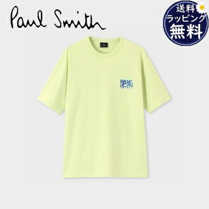 【無料ラッピング】 ポールスミス Paul Smith Tシャツ Digital Noise 半袖 綿100% ライトグリーン  メンズ ブランド 正規品 新品 ギフト プレゼント 人気 おすすめ 誕生日 記念日 クリスマス 送料無料 psm522128