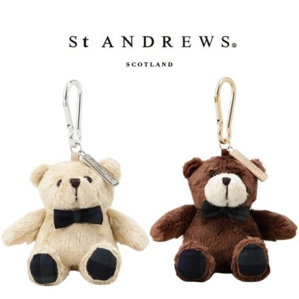セント アンドリュース ゴルフ テディベアボールホルダー St ANDREWS 042-6984317 お誕生日祝い お祝い 記念品 お父さん 父の日 彼氏 男性 30代 40代 50代 60代 母の日 お母さん 還暦祝い 敬老の日 彼女 人気プレゼント プレゼント