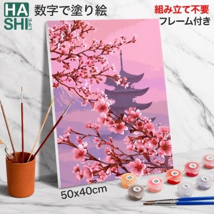 数字塗り絵 大人の塗り絵 ナンバーペイント数字入り 塗り絵 脳トレ 趣味 おうち時間 絵画キット アート 癒し プレゼント 誕生日 母の日 父の日 敬老の日 【無料ラッピング】【送料無料】
