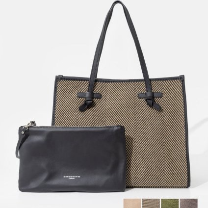 ジャンニキアリーニ GIANNI CHIARINI CLUB MARCELLA M BS 6850 SPIGA レディース バッグ トートバッグ マルチェッラ M ヘリンボーン ジャンニキャリーニ ハ