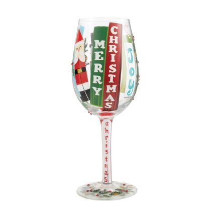 Lolita ワイングラス Joyful Greetings 22.4cm 喜びの季節 | かわいい おしゃれ ポップ モダン デザイン食器 アート ロリータ･ヤンシー 正規輸入品