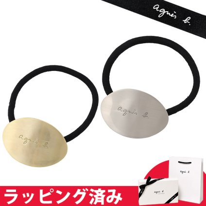アニエスベー ヘアゴム ウィメンズ メタリック ギフト agnesb.VOYAGE ボヤージュ