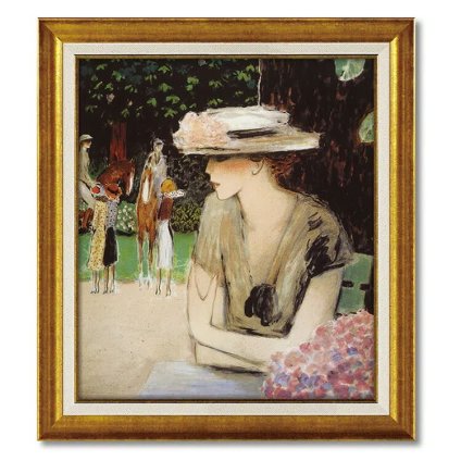 カシニョール  カバリエ  アートフレーム 額入り 絵画 送料無料 CA-13012 アート ゲル加工 壁掛け インテリア フランス作家
