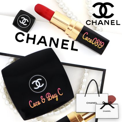 【名入れ ギフト対応】CHANEL(シャネル) ルージュ ココ (リップスティック) + ミロワール ドゥーブル ファセット (鏡) 純正ラッピング デパコス ブランド お名前入れ コスメ 化粧品 正規品 誕生日 クリスマス ギフト プレゼント 彼女 女性 記念日 刻印 名入り