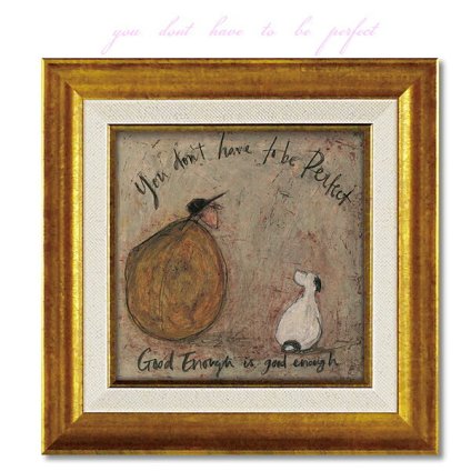 ユーパワー サムトフト イイものはイイ ST-04048 アートフレーム 絵 絵画 自転車 犬 イヌ dog sam toft