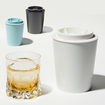 like-it ライクイット 透明な丸氷がつくれる製氷器 STK-08L[製氷器 家庭用 小型 製氷機 製氷皿 製氷 丸い氷 丸 氷 透明 丸い氷を作る容器 ロックアイス]