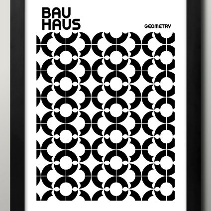 日本製 バウハウス BAUHAUS A3 サイズ ポスター アート おしゃれ 絵画 インテリア 北欧 イラスト マット紙 艶消し アートパネル 額 フレーム デザイン 壁掛け ギフト 新築祝い ディスプレイ  速達 送料無料