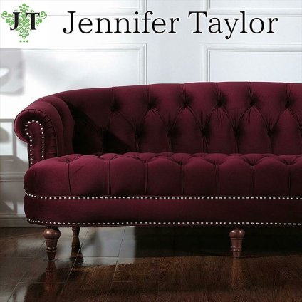 ソファ 座椅子 3人掛け La Rosa 884 ジェニファーテイラー Jennifer Taylor Home 【アンティーク調 ヨーロピアン クラシック インテリア ブランド 輸入家具 3人掛 新生活
