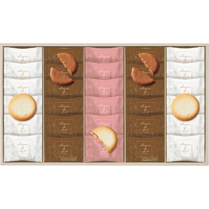 Bon Bonne ラングドシャアソート [26-7110-031] BL-30 30枚入 クッキー 焼き菓子 個包装 プレーン ココア 詰め合わせ 洋菓子 スイーツ アソート ギフト プレゼント お返し 内祝い