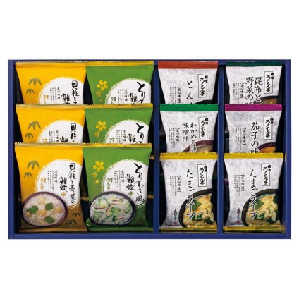 ろくさん亭 道場六三郎 フリーズドライギフト  ／お吸い物 和風惣菜 惣菜・レトルト 食品 敬老の日 プレゼント ギフト お彼岸 お供え 秋 2026 送料無料 ギフト プレゼント プチギフト 内祝い 快気祝い 出産祝い 結婚祝い 引出物 新築祝い お返し