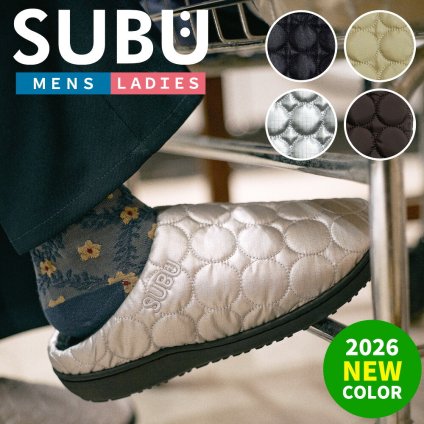 スブ サークル サンダル レディース メンズ SUBU CIRCLE スリッポン 黒 冬用サンダル ルームシューズ ダウンサンダル 外履き 2026 秋冬 キルティング 履きやすい 痛くない 撥水 防寒 正規販売店