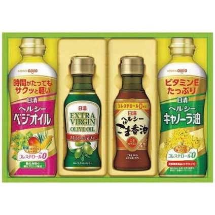 【送料無料・包装無料・のし無料】日清オイリオ 日清バラエティオイルギフトセット OV-20(A4) /ギフト お歳暮 入学祝い 卒業祝い 就職祝い 結婚祝い 誕生日 出産祝い 引越祝い 香典返し 新盆 初盆 御礼 内祝い 快気祝い ご挨拶 志 法事