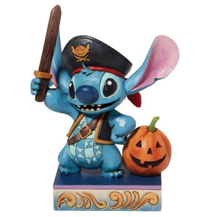 スティッチ 海賊 パンプキン 15.7cm リロ&スティッチ ハロウィン | ディズニー トラディションズ ジムショア グッズ フィギュア 人形 置物 彫刻 Jim Shore 正規輸入品