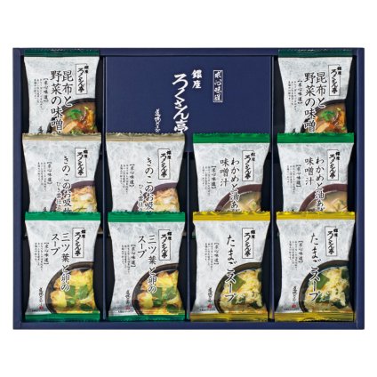 ろくさん亭 道場六三郎 フリーズドライ ギフト  ／お吸い物 和風惣菜 惣菜・レトルト 食品 敬老の日 プレゼント ギフト お彼岸 お供え 秋 2026 送料無料 ギフト プレゼント プチギフト 内祝い 快気祝い 出産祝い 結婚祝い 引出物 新築祝い お返し