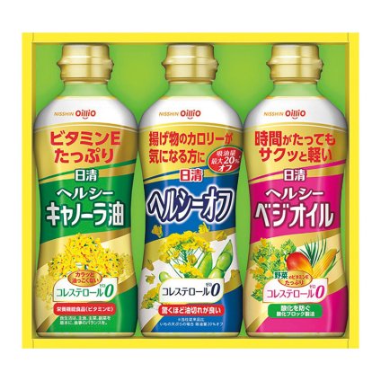 日清オイリオ ヘルシーオイルギフト  ／セット・詰め合わせ 油 調味料 食品 敬老の日 プレゼント ギフト お祝い いつ 70代 80代 メッセージ おじい おばあ 祖父母 お彼岸 お供え 秋 2026 送料無料 ギフト プレゼント プチギフト 内祝い 快気祝い 出産祝い 結婚祝い 引出物 新築祝い お返し