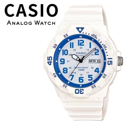 箱なし カシオ 腕時計 メンズ レディース キッズ 子供 ホワイト 白 ブルー アナログ 海外モデル 逆輸入 100m防水 チプカシ 曜日 日付 軽量 スポーツ 学生 中学生 高校生 誕生日 プレゼント CASIO 成人 卒業 入学
