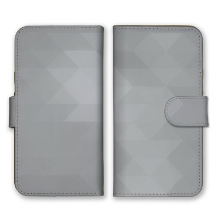 ＼全機種対応／ スマホケース 手帳型 スマホカバー 手帳タイプ スマートフォン ケース カバー モザイク 抽象 パターン グレー かわいい おしゃれ かっこいい カードホルダー付き カード収納 合皮 合成レザー