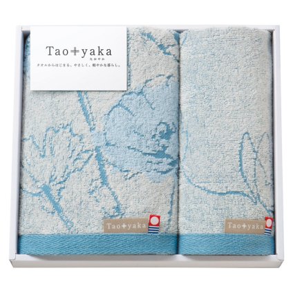 Taoyaka ポピー フェイスタオル&ウォッシュタオル  ／タオル 日用品・ヘルスケア 敬老の日 プレゼント ギフト お彼岸 お供え 秋 2026 送料無料 ギフト プレゼント プチギフト 内祝い 快気祝い 出産祝い 結婚祝い 引出物 新築祝い お返し