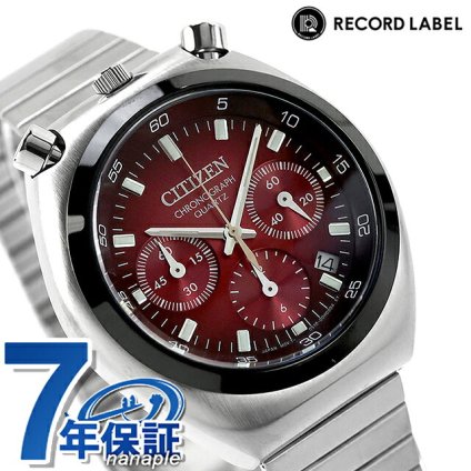 シチズン コレクション レコードレーベル Gradation TSUNO クォーツ 電池式 腕時計 ブランド メンズ クロノグラフ CITIZEN RECORD LABEL AN3714-84Z