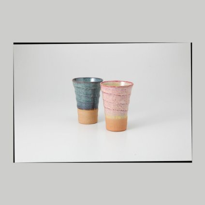 窯変ペアーフリーカップ 磁器 美濃焼 やきものの里から、暮らしを贈ります。　ギフト 食器 セット テーブルウェア