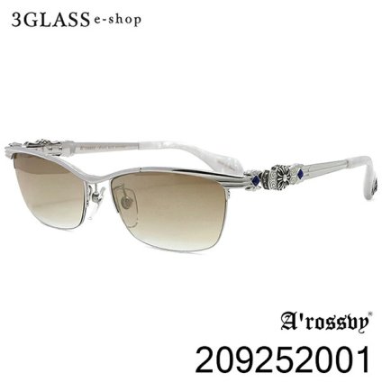 A'rossvy(ロズビー) 209252001 サイズ 58mm シルバー×ホワイト