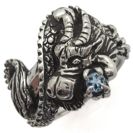 メンズ シルバー 龍 リング 誕生石 指輪 ドラゴン sv925 太め 幅広 かっこいい アクセサリー 人気 大人 男性用 ドラゴンリング おしゃれ プレゼント ギフト 父の日