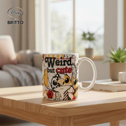 スティッチ マグカップ Romero Britto 12cm | ロメロ・ブリット デザイン アート 正規輸入品